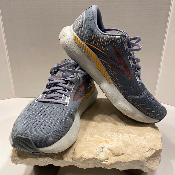 Men’s Sz 10.5 Brooks Glycerin GTS 20 Grey Running Shoes - Picture 2 of 13